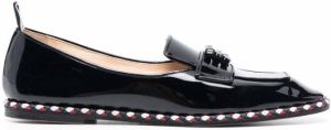 Thom Browne bow-detail flat loafers Black