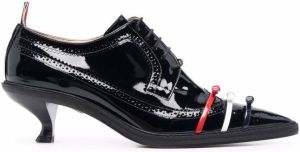 Thom Browne bow-detail pointed shoes Black