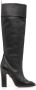 Thom Browne brogued 105mm knee-high boots Black - Thumbnail 1