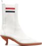 Thom Browne brogued wing-tip Chelsea boots White - Thumbnail 1