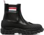 Thom Browne chelsea boot with chunky rubber-sole detail Black - Thumbnail 1