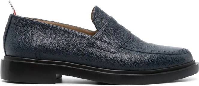 Thom Browne classic penny leather loafers Blue