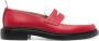Thom Browne classic penny leather loafers Red - Thumbnail 1