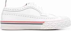 Thom Browne Collegiate longwing low-top sneakers White