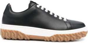 Thom Browne Court lace-up sneakers Black