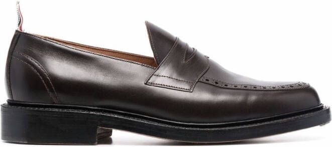 Thom Browne Goodyear-sole penny-slot loafers