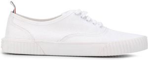 Thom Browne Heritage canvas sneakers White