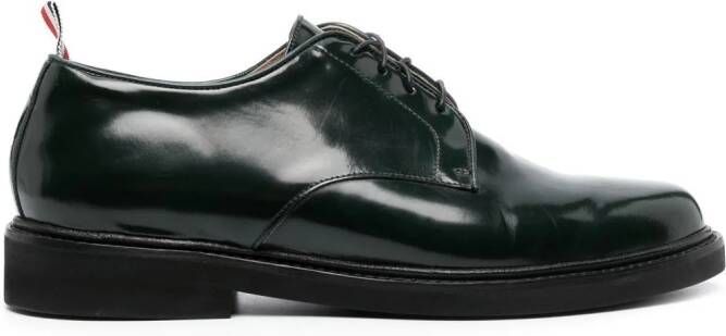 Thom Browne high-shine derby shoes Green