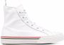 Thom Browne high-top leather sneakers White - Thumbnail 1