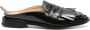 Thom Browne Kilt Varsity leather penny loafers Black - Thumbnail 1