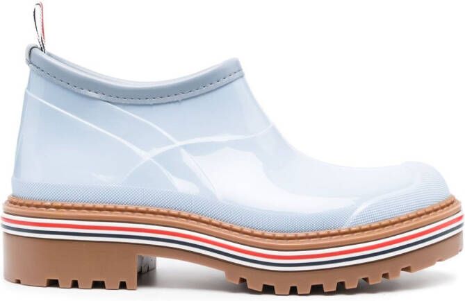Thom Browne moulded ankle boots Blue