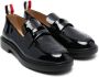 Thom Browne Kids patent-leather loafers Black - Thumbnail 1