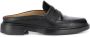 Thom Browne pebbled leather penny loafer mules Black - Thumbnail 1