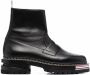 Thom Browne penny loafer ankle-length boots Black - Thumbnail 1
