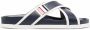 Thom Browne RWB-buckle crossover-strap sandals Blue - Thumbnail 1