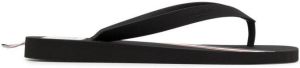 Thom Browne RWB-stripe flip flops Black