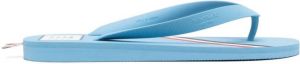 Thom Browne RWB-stripe flip flops Blue