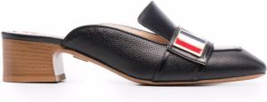 Thom Browne RWB-stripe loafer mules Black