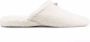 Thom Browne RWB-tab shearling slippers White - Thumbnail 1