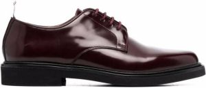 Thom Browne RWB tap lace-up shoes Red