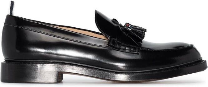 Thom Browne RWB tassel-detail loafers Black