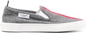 Thom Browne slip-on heritage trainer Grey