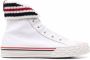 Thom Browne tartan-sole RWB stripe sneakers White - Thumbnail 1
