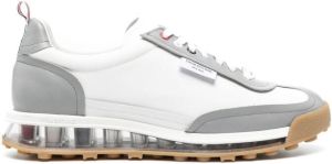 Thom Browne Tech Runner leather low-top sneakers White