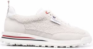 Thom Browne Tech Runner shearling sneakers Neutrals