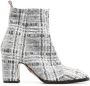 Thom Browne tweed 75mm ankle boots Grey - Thumbnail 1