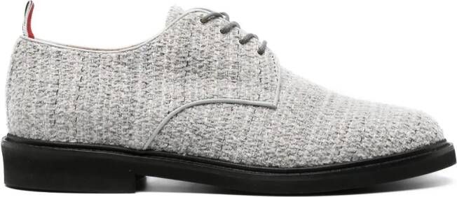 Thom Browne tweed Oxford shoes Grey