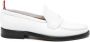 Thom Browne Varsity leather penny loafers White - Thumbnail 1