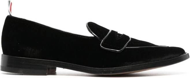 Thom Browne Varsity penny loafers Black