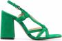 Tila March block-heel strappy sandals Green - Thumbnail 1