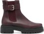 Tila March Celine leather Chelsea boots Red - Thumbnail 1
