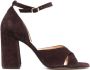 Tila March Gabrielle suede buckled sandals Brown - Thumbnail 1