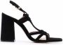 Tila March Noeud block-heel sandals Black - Thumbnail 1