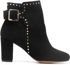 Tila March studded suede ankle boots Black