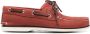 Timberland calf-leather boat shoes Red - Thumbnail 1