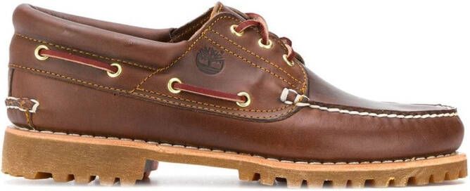 Timberland chunky sole boat shoes Brown
