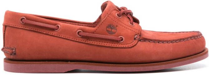Timberland Classic 2 Eye boat shoe Red