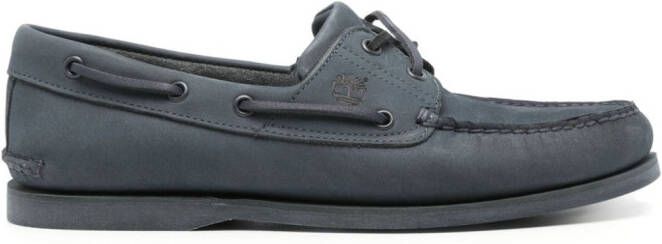 Timberland Classic leather boat shoes Blue