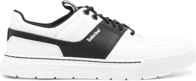 Timberland colour-block leather sneakers White