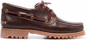 Timberland hand-sewn boat shoes Brown
