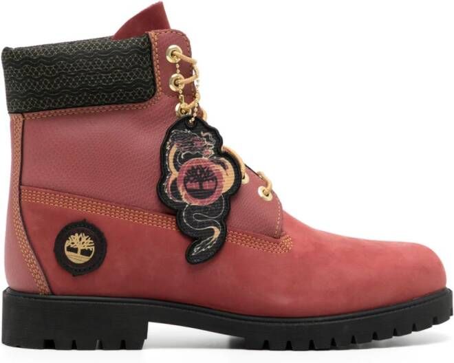Timberland Heritage ankle boots Red