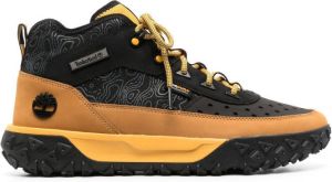 Timberland hiker lace-up leather boots Black