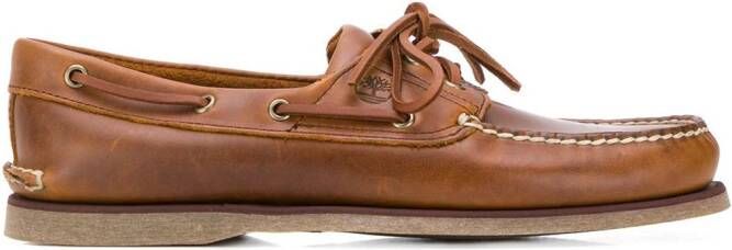 Timberland lace-up boat shoes Brown