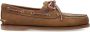 Timberland lace-up leather boat shoes Brown - Thumbnail 1