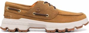Timberland lace-up suede boat shoes Brown