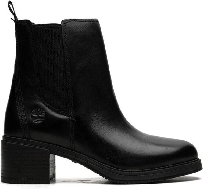 Timberland slip-on leather ankle boots Black